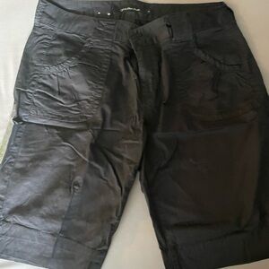 Black Cargo Shorts